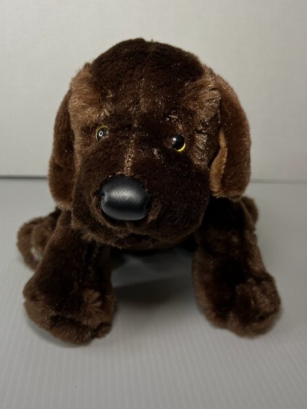 Ganz Webkinz Chocolate Lab Puppy Dog Plush Stuffed Animal No Code Brown 6" HM138